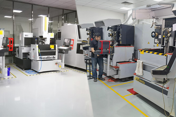 EDM et usinage de coupe de fil